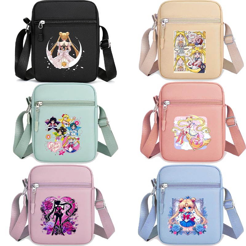 Women Fashion Drawing - Sailor Moon Shoulder Bag Unisex Cute