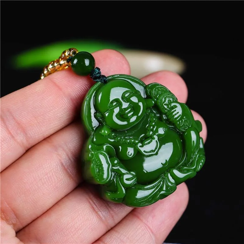 Chinese Green Jade Maitreya Bu - огляд і ціна Women Fashion Drawing
