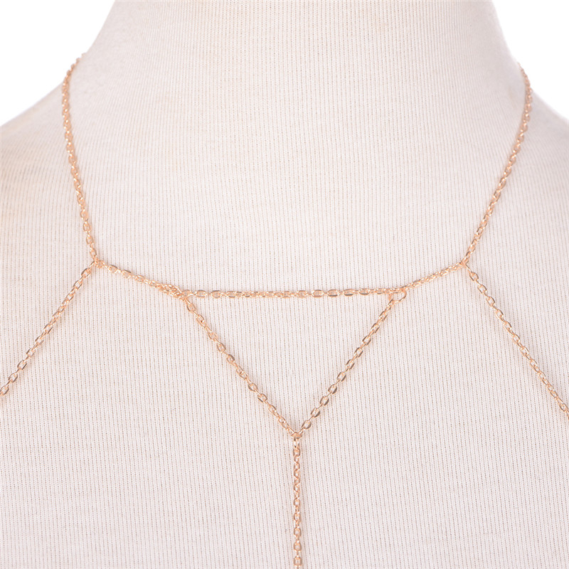 Gold Silver Fashion Link Chain - огляд і ціна Women'S Fashion Harness