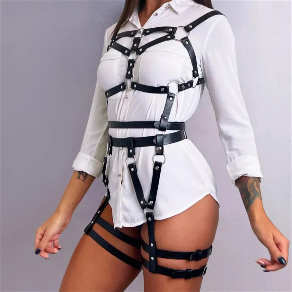  Fashion PU Leather Harness B - огляд і ціна Women'S Fashion Harness