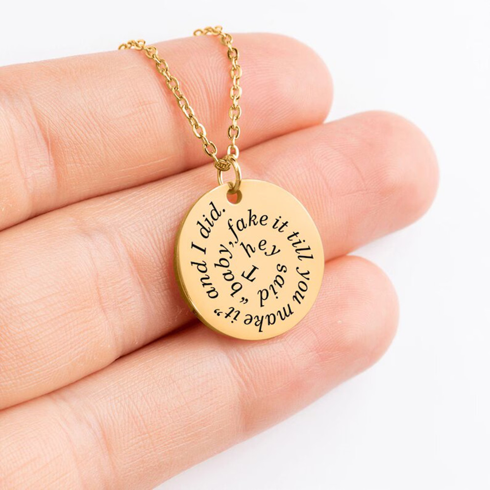 Custom Quote Text Necklace for - огляд і ціна Women Fashion Quotes