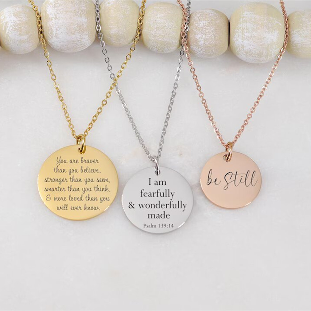 Custom Quote Text Necklace for - огляд і ціна Women Fashion Quotes