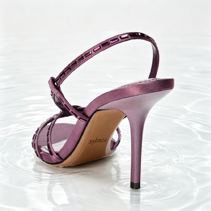 Purple Rhinestone Detail Heele - огляд і ціна Women Fashion Ideas