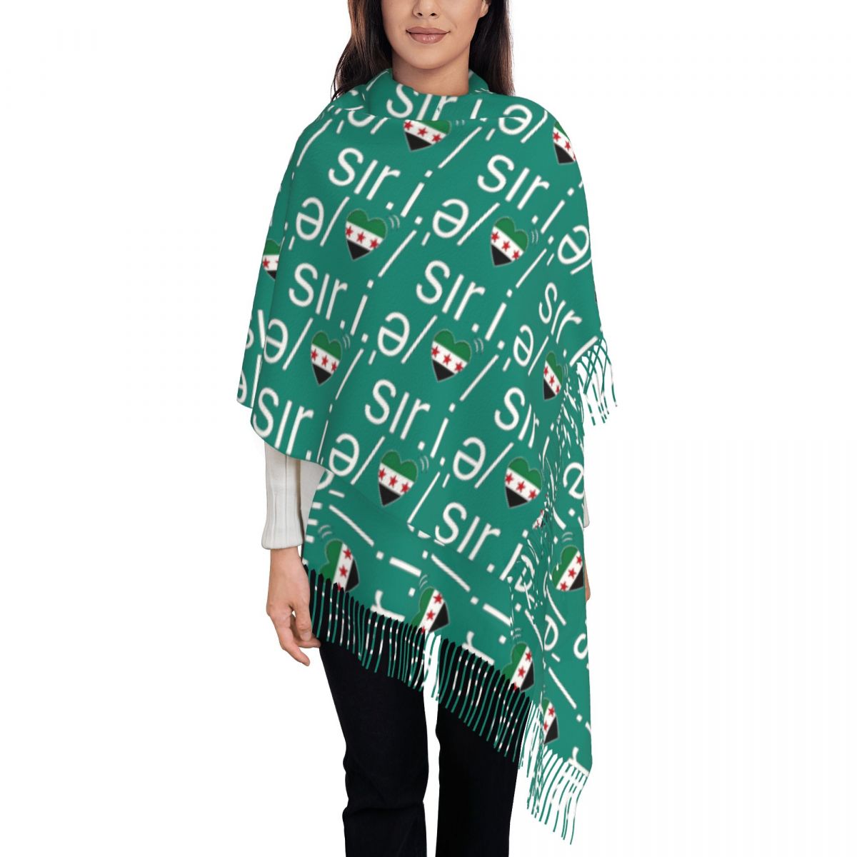 Syrian Revolution Flag Scarf w - огляд і ціна Women'S Fashion Revolution