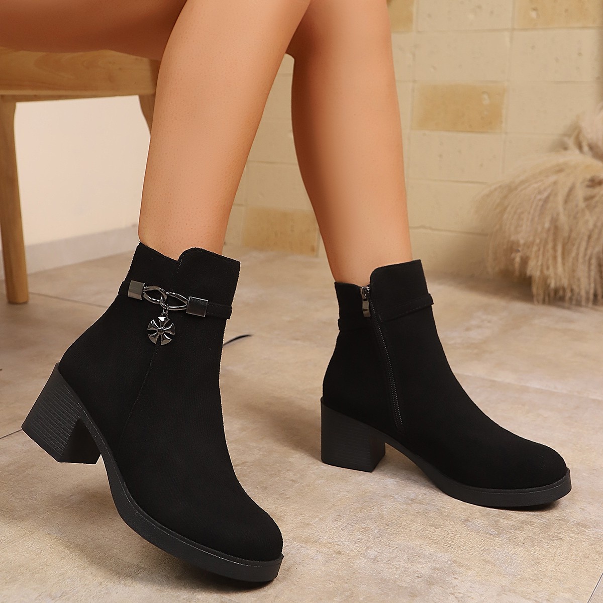 Fashionable New Round Toe Comf - огляд і ціна Women'S Fashion Riding Boots