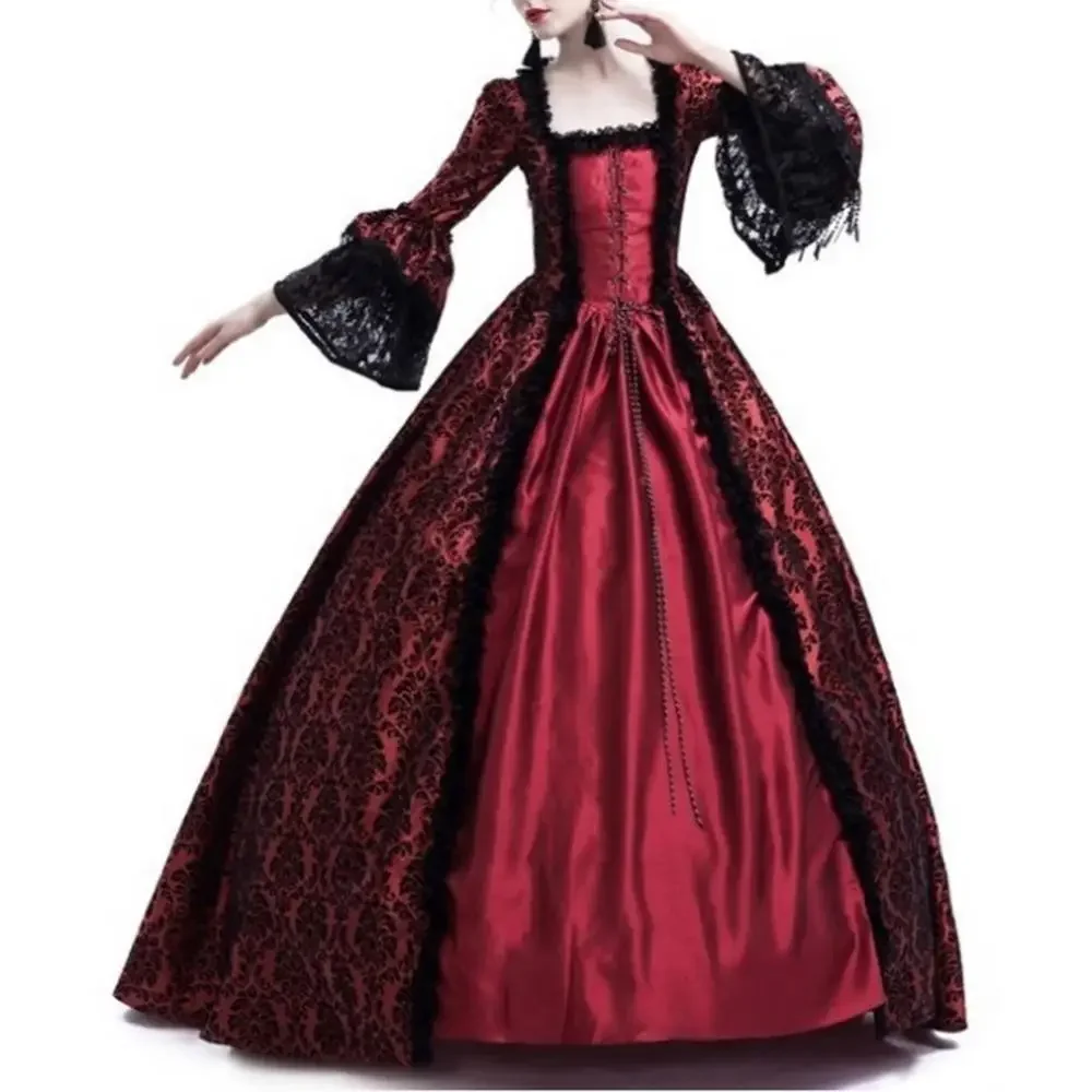 Women Vintage Medieval Gothic  - огляд і ціна Bodycon Dress Women
