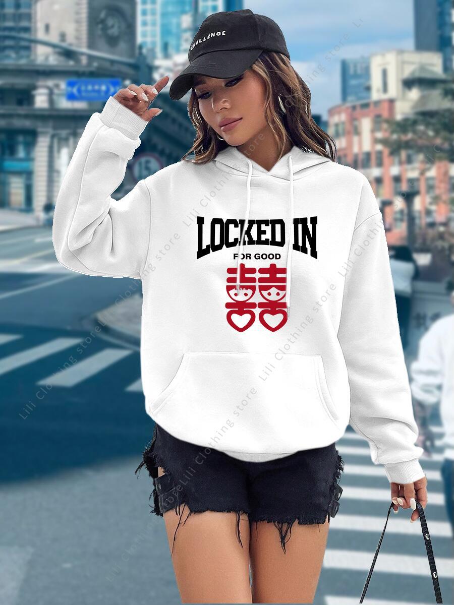 Funny Letter Print Hoodies Wom - огляд і ціна Women'S Y2K Fashion Aesthetic