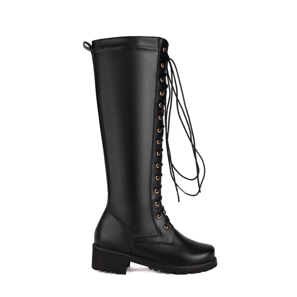 Size 33-50 Women Leather Knee  - огляд і ціна Women'S Fashion Riding Boots