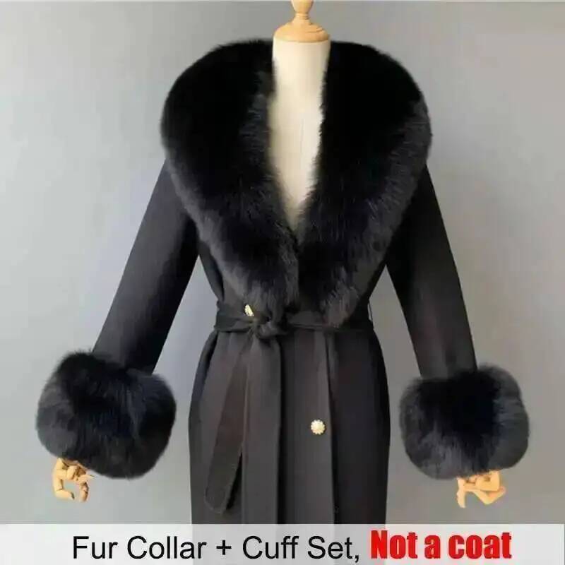 Real Fur Collar And Cuffs Set  - огляд і ціна Women'S Fashion Essentials