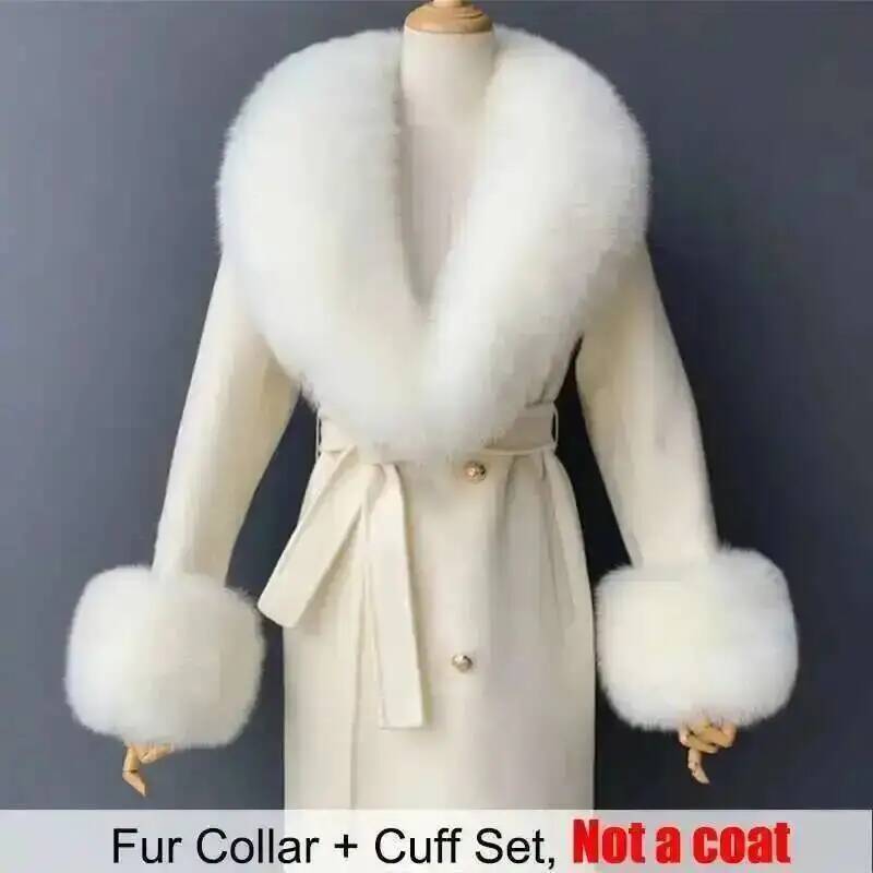 Real Fur Collar And Cuffs Set  - огляд і ціна Women'S Fashion Essentials