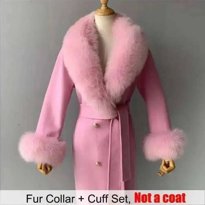 Real Fur Collar And Cuffs Set  - огляд і ціна Women'S Fashion Essentials