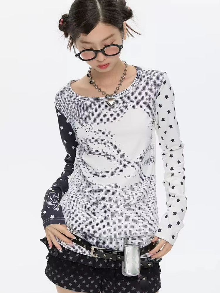 Y2k Aesthetic Long Sleeve T-sh - огляд і ціна Women'S Y2K Fashion Aesthetic