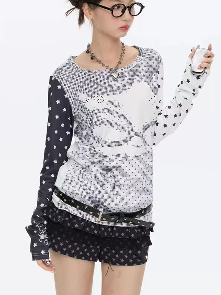 Y2k Aesthetic Long Sleeve T-sh - огляд і ціна Women'S Y2K Fashion Aesthetic