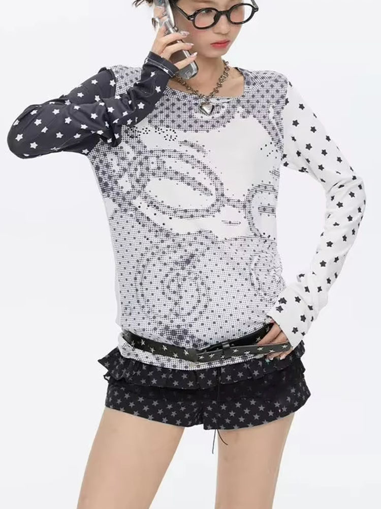 Y2k Aesthetic Long Sleeve T-sh - огляд і ціна Women'S Y2K Fashion Aesthetic