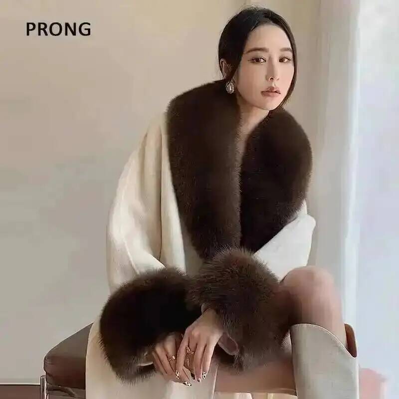 100% Real Fox Fur Collar Winte - огляд і ціна Women'S Fashion Essentials