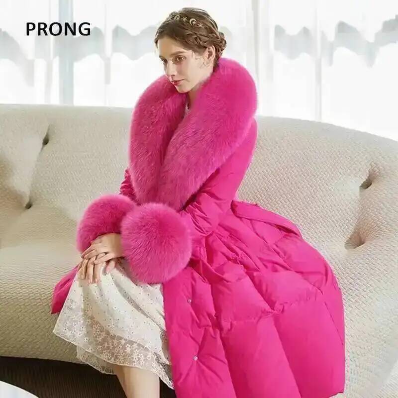 100% Real Fox Fur Collar Winte - огляд і ціна Women'S Fashion Essentials