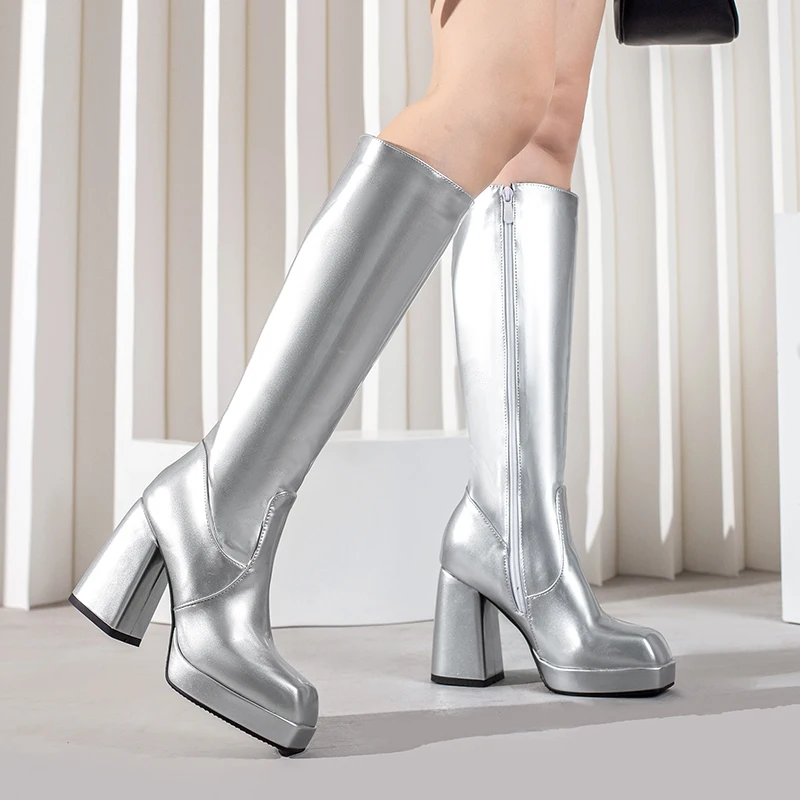 Green Winter Women Platform Kn - огляд і ціна Women'S Fashion Riding Boots