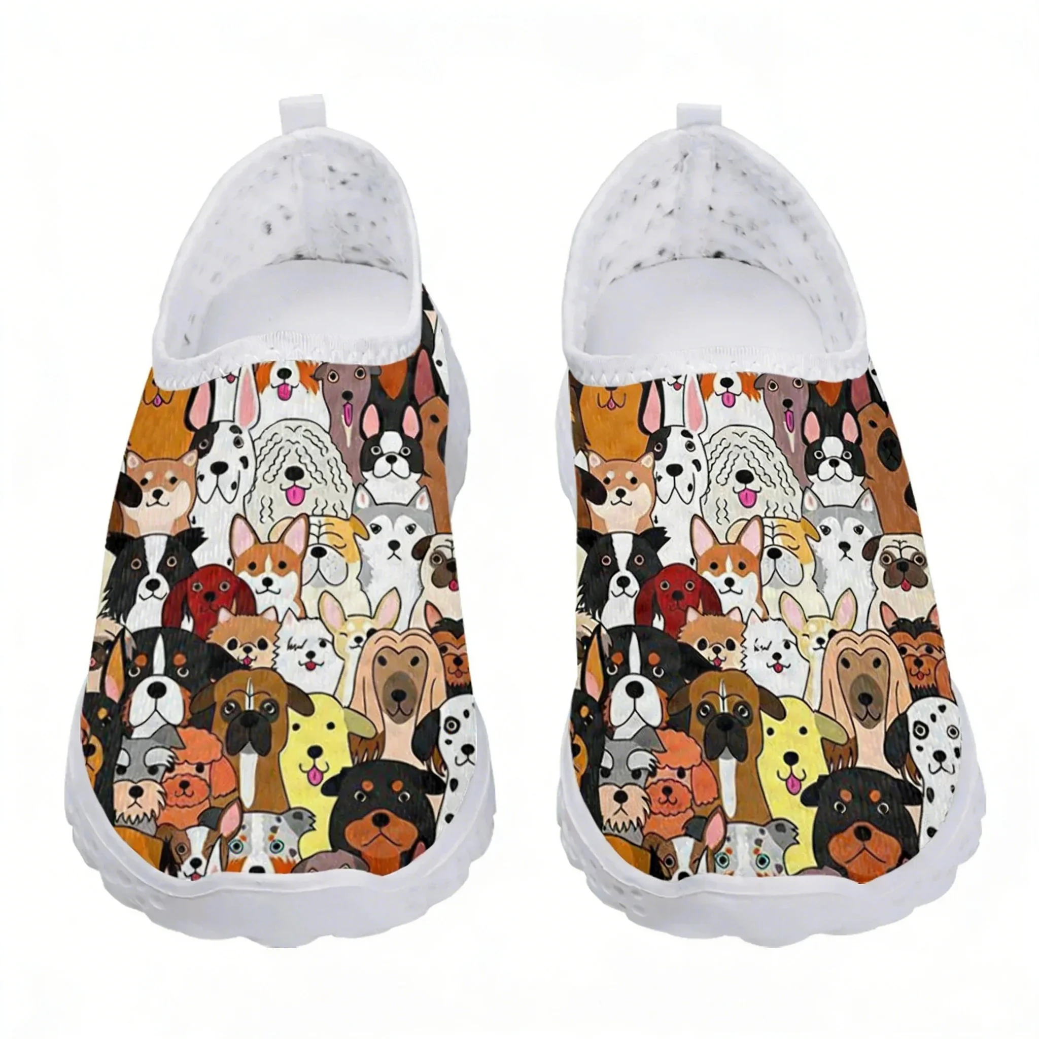 Lovely Cartoon Dog Design Mesh - огляд і ціна Women'S Fashion Tennis Shoes