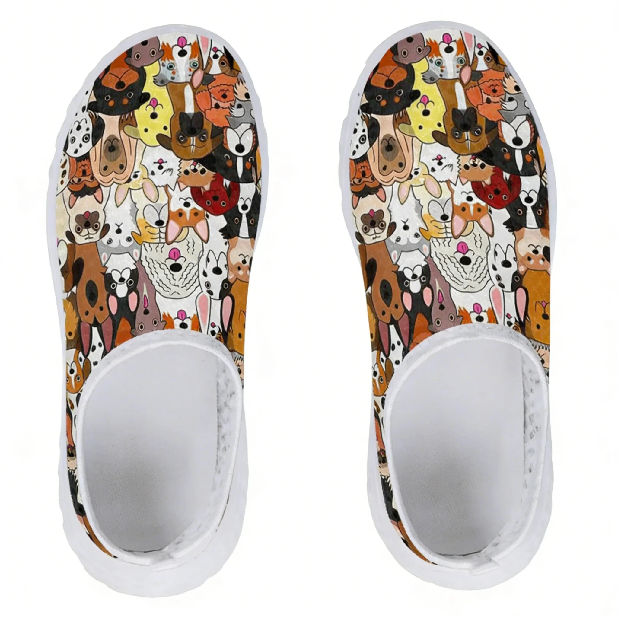 Lovely Cartoon Dog Design Mesh - огляд і ціна Women'S Fashion Tennis Shoes